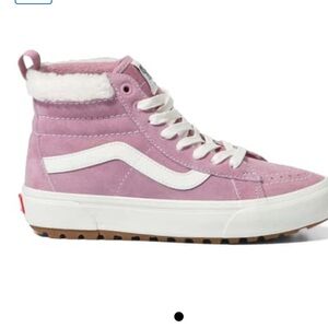 Vans Women's Sk8-Hi MTE Suede Sherpa Lilas Sneaker Boot Winter/Fall Sz 8